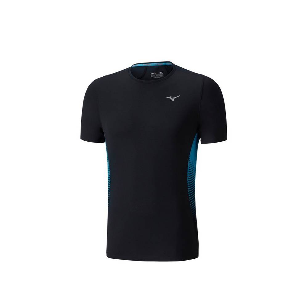 Maglietta Mizuno Running AERO 4.0 Uomo - Nere - 38269-PMBR